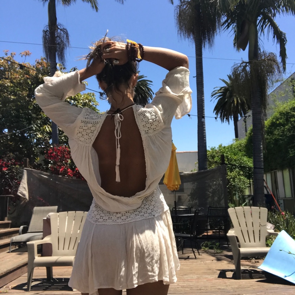 Free people white summer dress
